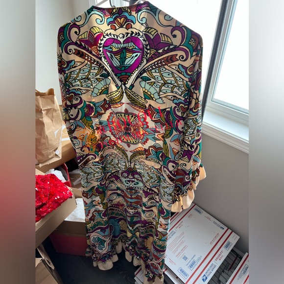 BLOGGERS FAV ZARA MULTICOLORED PRINTED DRESS - Picture 3 of 7